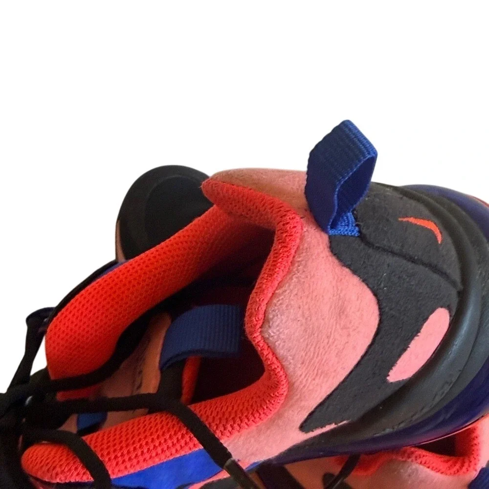 Nike Air Max 270 React Low‎ Black Crimson Blue Size 6Y